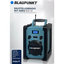 Blaupunkt Baustellenradio Baustellen Radio mit Akku Bluetooth AUX-IN 5W IPX5 NEU