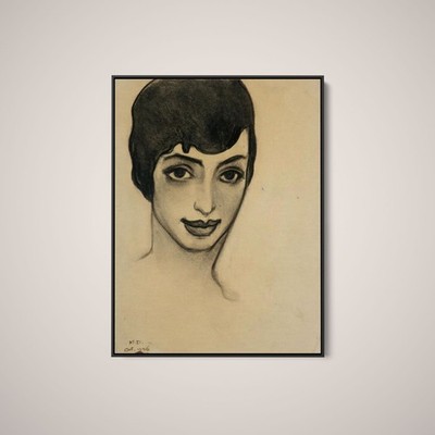 Maynard Dixon - Mexican Girl - Art Print on Paper or Canvas