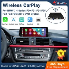Wireless Carplay Android Auto Module For BMW F30 F31 F32 F33 F34 F35 F36 NBT/EVO