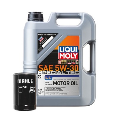 5L Liqui Moly Special Tec LL 5W30 Mahle Oil Change Kit for VW Vanagon MV 2.1L