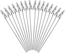 CYH 50 Stück Metalldraht Krokodilklemmen, Karte Hinweis Foto Memo Clip Halter St