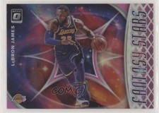 2019-20 Panini Donruss Optic Fantasy Stars Pink Prizm 14/25 LeBron James #14 7y2