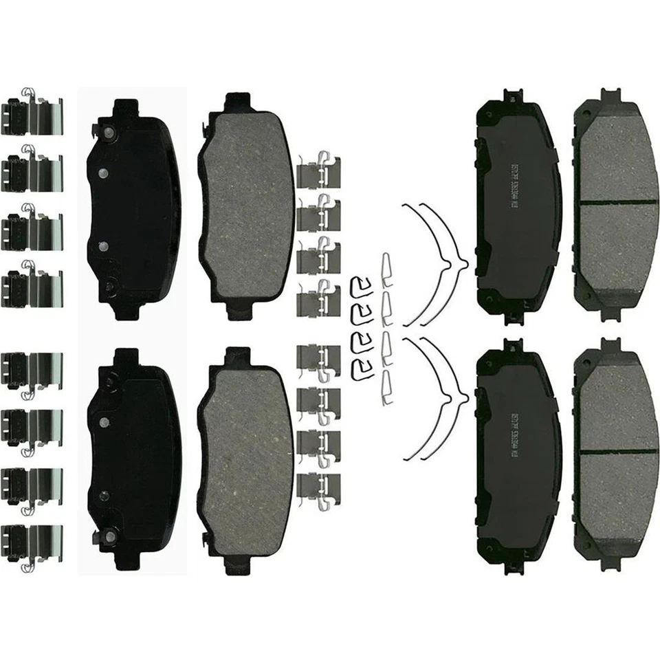 Juego de pastillas de freno delanteras traseras Wagner 2 piezas para Jeep Cherokee 2014-2019 Foto 2 de 4