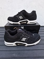 DC AT-2 Men's Skate Shoes Trainers Sneakers Black White Size 10.5 (UK) RRP �85