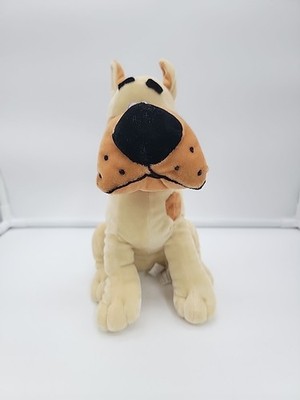 Ideal Toys Direct Great Dane Dog Cartoon Style Puppy Sitting Plush 9' Soft 