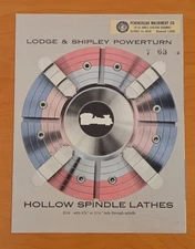 Lodge & Shipley POWERTURN Hollow Spindle Lathes Sales Catalog