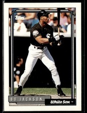 1992 Topps #290 Bo Jackson Baseball Card 1302T