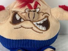 Vintage Silly Slammers Plush Toy Red Hair Blue Outfit Cartoon Character
