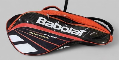 Babolat Pure Control Tennis IsoThermal Racquet Bag Black/Orange Backpack straps
