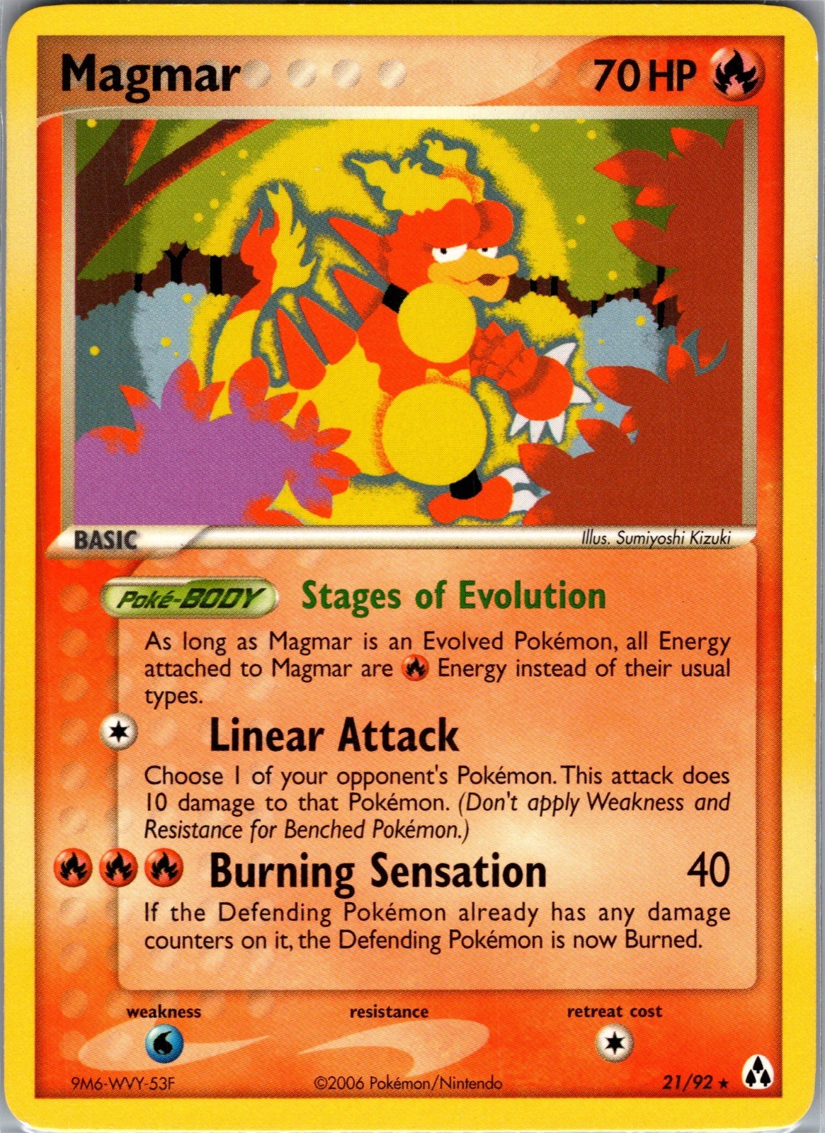 Magmar Rare Legend Maker 21/92 NM
