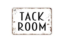 Rustic Equestrian Horse Barn Tack Room Sign/Wall Art