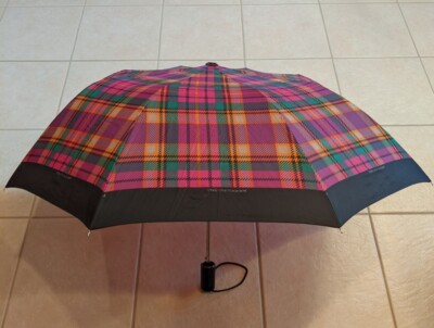 NWOT 1992 Vintage Totes Plaid Umbrella Style 8981 | eBay