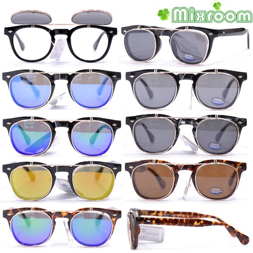 OCCHIALI DA SOLE DOPPIA LENTE RETRò VINTAGE FLIP UP STEAMPUNK SUNGLASSES  1866 | eBay