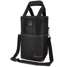 Wine Carrier Bag Insulated 4 or 6 Bottle Cooler Protection Carrying Tote Travel