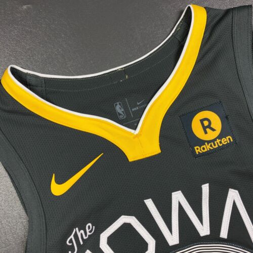 100% Authentic Stephen Curry Nike Warriors City The Town Jersey 44 M Rakuten - Picture 2 of 5