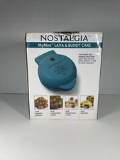 NIB NOSTALGIA MY MINI LAVA AND BUNDT CAKE box...
