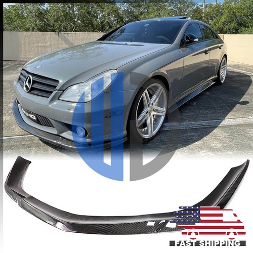 Labio delantero de carbono estilo CS para Mercedes-Benz C219 W219 AMG CLS55 CLS63 CS 2005-2011 - Imagen 2 de 6