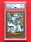2013 Topps Update GOLD Parallel MIKE TROUT #US300 Batting PSA 10,  3-AL MVP!!!