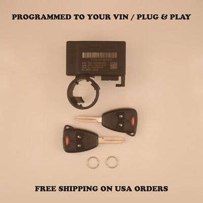 2004-2006 Dodge Durango Dakota Immobilizer 56038675AT VIN Programmed Plug & Play