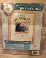 Dimensions Cross Stitch kit Cathy Heck Studio Hello Sunshine New Personalize