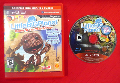 Little Big Planet (Sony PlayStation 3, 2008) GAME OF THE YEAR EDITION,  Tested