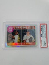 2018 Topps Heritage Rafael Devers/Kyle Martin Chrome Refractor Rookie Card...