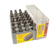 Stamp Set-1/2" Letter Standard 27Pcs.