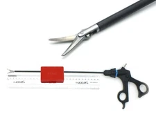  Laparoscopy Curved Scsr 5 mm x 330 mm with Free Tip Holder Box ADDLER ISO CERT.