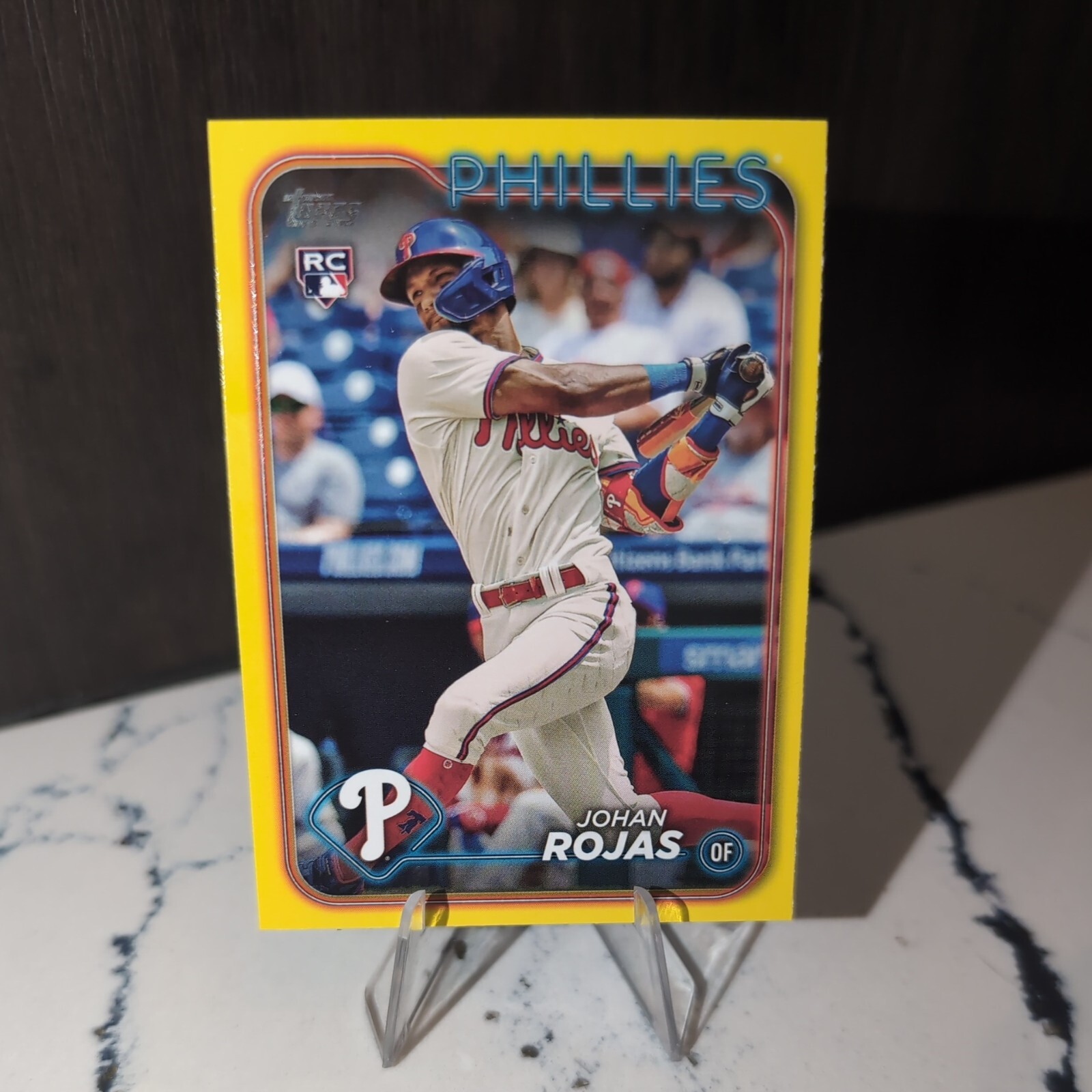 2024 Topps Series 1 - Yellow #209 Johan Rojas (RC) *Rookie*