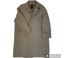 Cianni Cellini Trench Coat Men Button Front L...