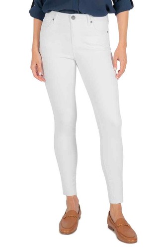 White Ankle Skinny Denim Jeans 