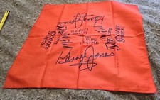 Vtg George Jones The Living Legend red scarf/bandana