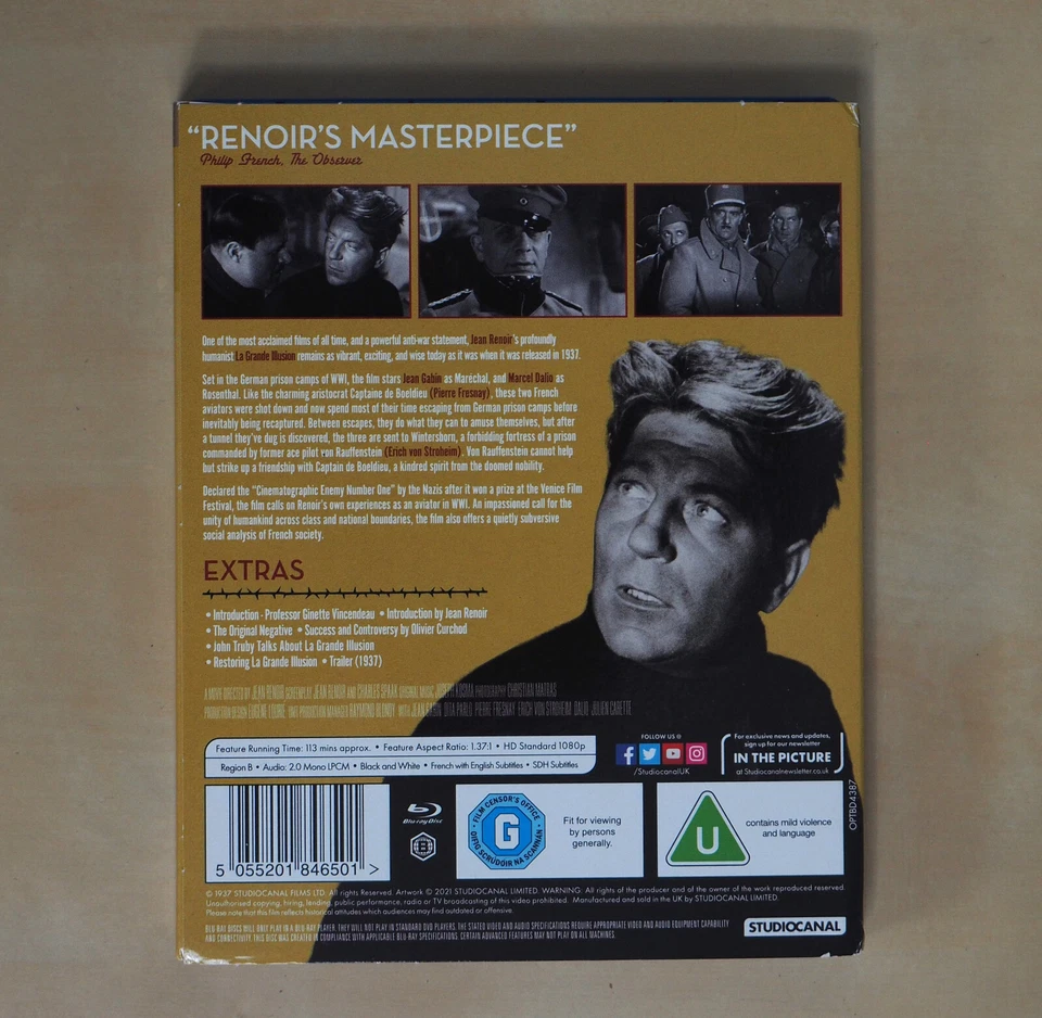 La Grande Illusion (StudioCanal blu-ray) - Imagen 2 de 3