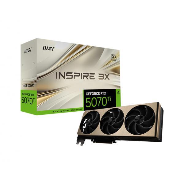3727417 MSI RTX 5070 TI 16G INSPIRE 3X OC P