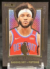 2021-22 Panini Recon Future Legends Gold 10/10 Saddiq Bey #13
