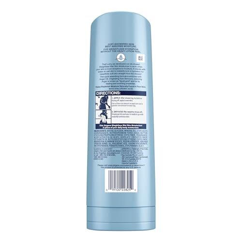 Jergens Wet Skin Moisturizer 40 Fl Oz Restoring Argan Oil In Shower Lotion