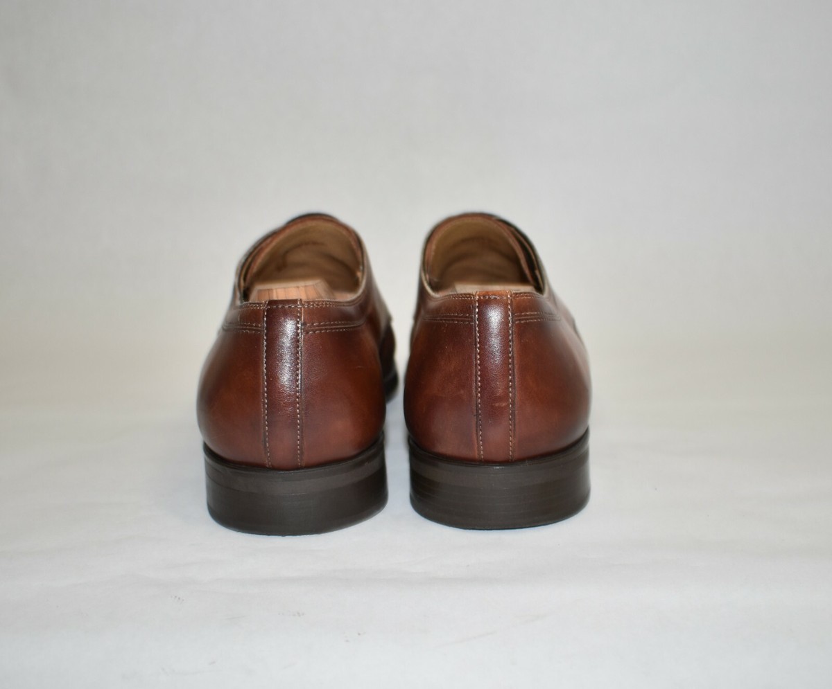 Magnanni \'Romelo Diversa\' Apron Toe Derby Cognac Brown Mens 12M MSRP $350 Used. Alva Men main image 3