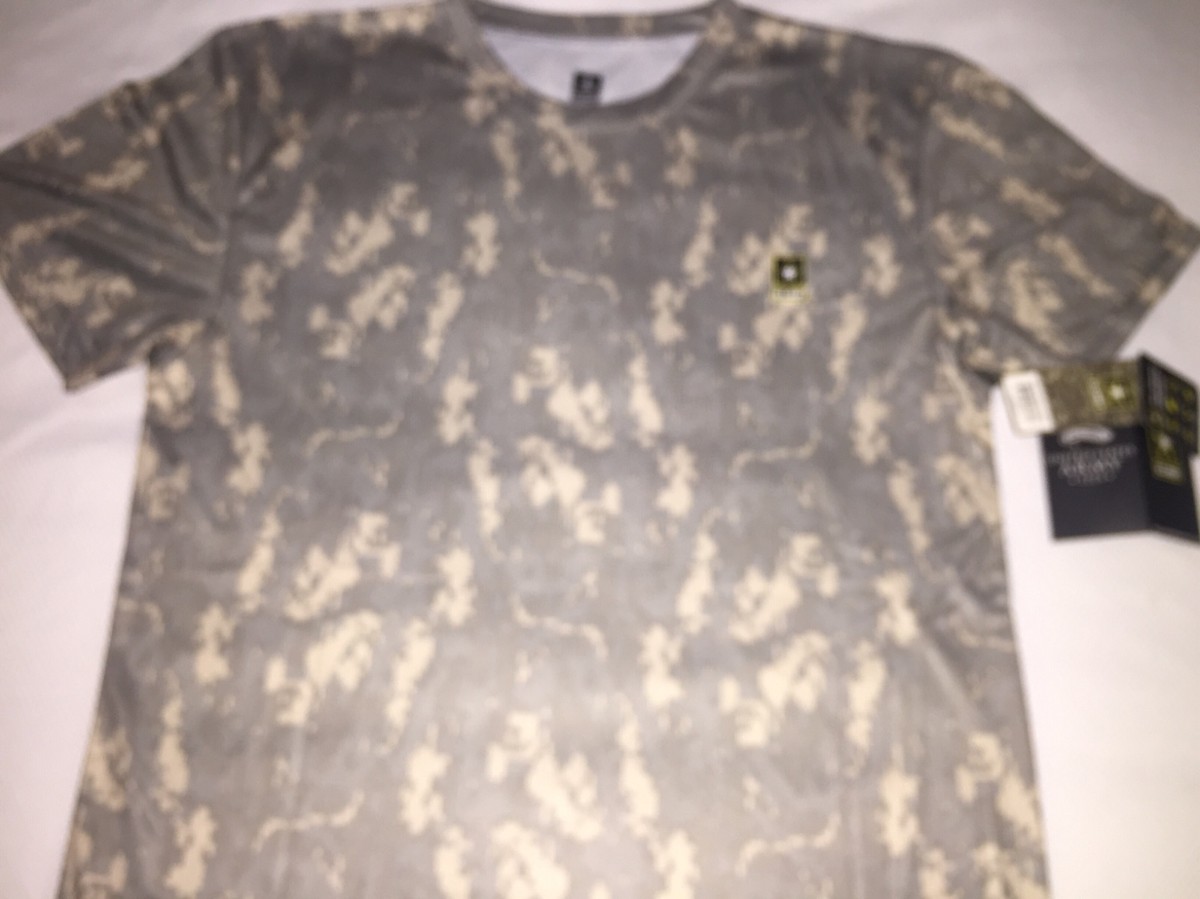 NWT U.S. ARMY COMPRESSION DESIGN GRAY BLACK CAMO T-SHIRT MEN'S SIZE SMALL |  eBay, image size:1200x899