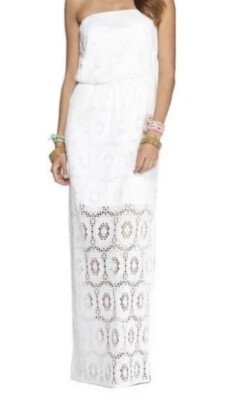 sorbet lace mini dress Ivory Short Puff Sleeve Eyelet Lace Mini Dress