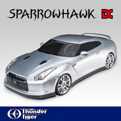 Thunder Tiger #6534-F275 Sparrowhawk DX - 4WD 2.4GHz R35 Silver