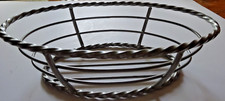 Metal Basket for Bread, Fruit etc., 11" x 5 1/2",