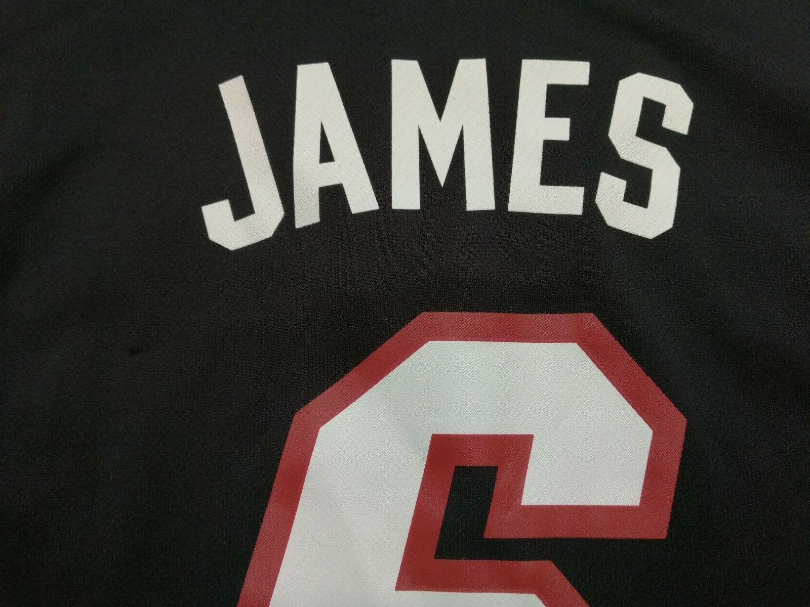 NBA MIAMI HEAT 2012 BASKETBALL SHIRT JERSEY ADIDAS #6 LeBron James Size 2XS image 8