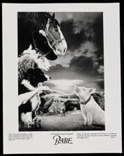 BABE Original Movie Press Photo 1995 Family Pig Adventure Fantasy