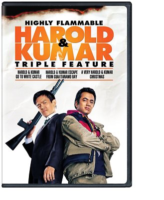 NEW Harold & Kumar Triple Feature 3 DVD SET highly flammable edition movie