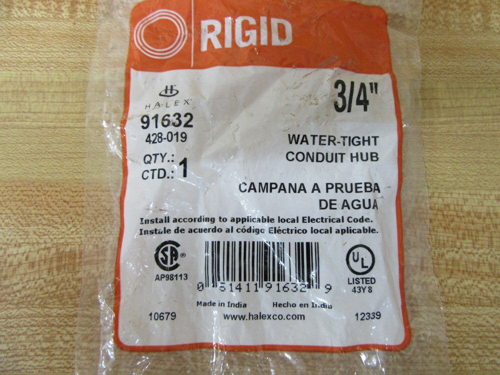 Halex 91632 Water Tight Conduit Hub (Pack of 13) | eBay
