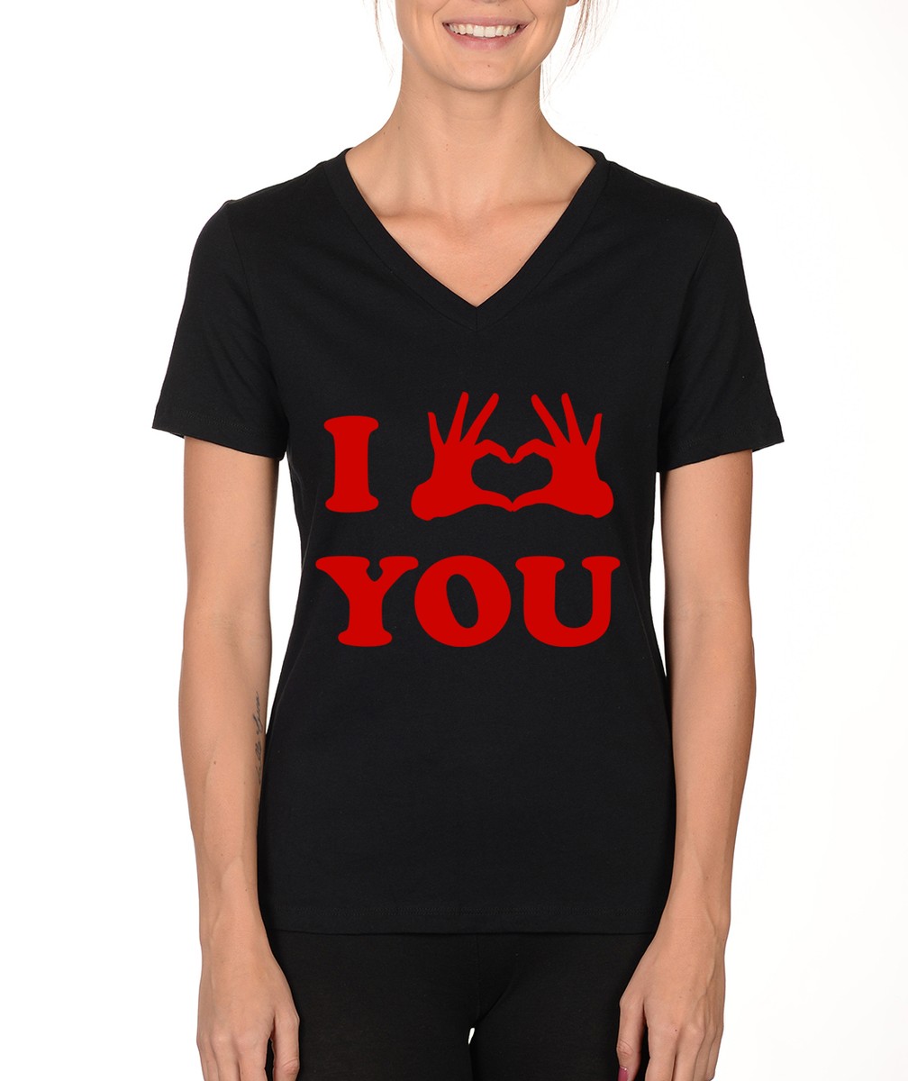 I HEART YOU love cupid couples gift funny Valentine's Day Women's