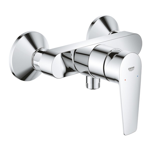 Grohe Duscharmatur Einhand-Brausebatterie Bauedge - 23635001 - 1/2 Zoll - Chrom-image