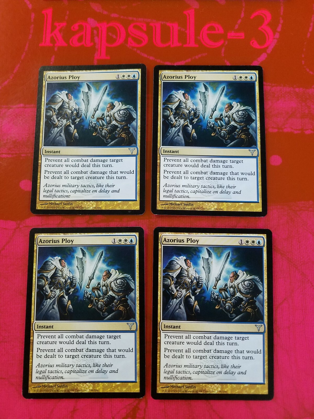 4x Azorius Ploy | Dissension | MTG Magic Cards