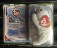 TY Teenie Beanie Babies 2000 LEGENDS Chilly The Polar Bear RETIRED McDONALD’S