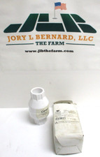 COLONIAL PVC VALVE, V08221B, 3/4" SOCKET, SPRING CHECK, SCH-40, LOT OF4, SURPLUS